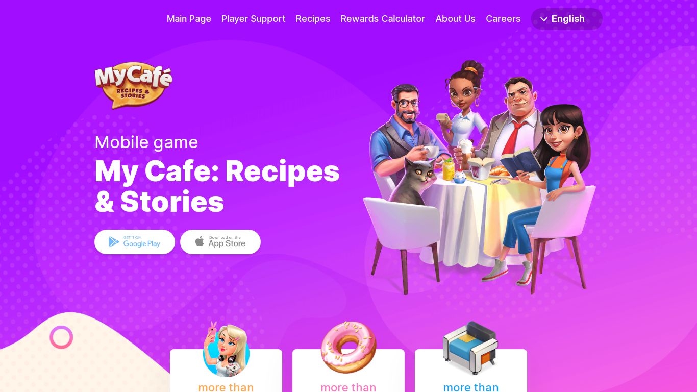 Mobile Game “My Cafe: Recipes & Stories” by Melsoft Games